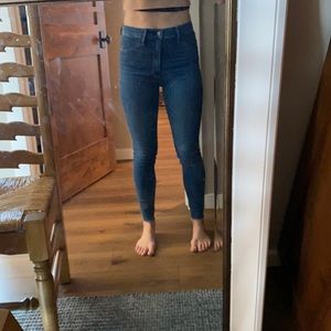 A&F ultra high rise jean legging